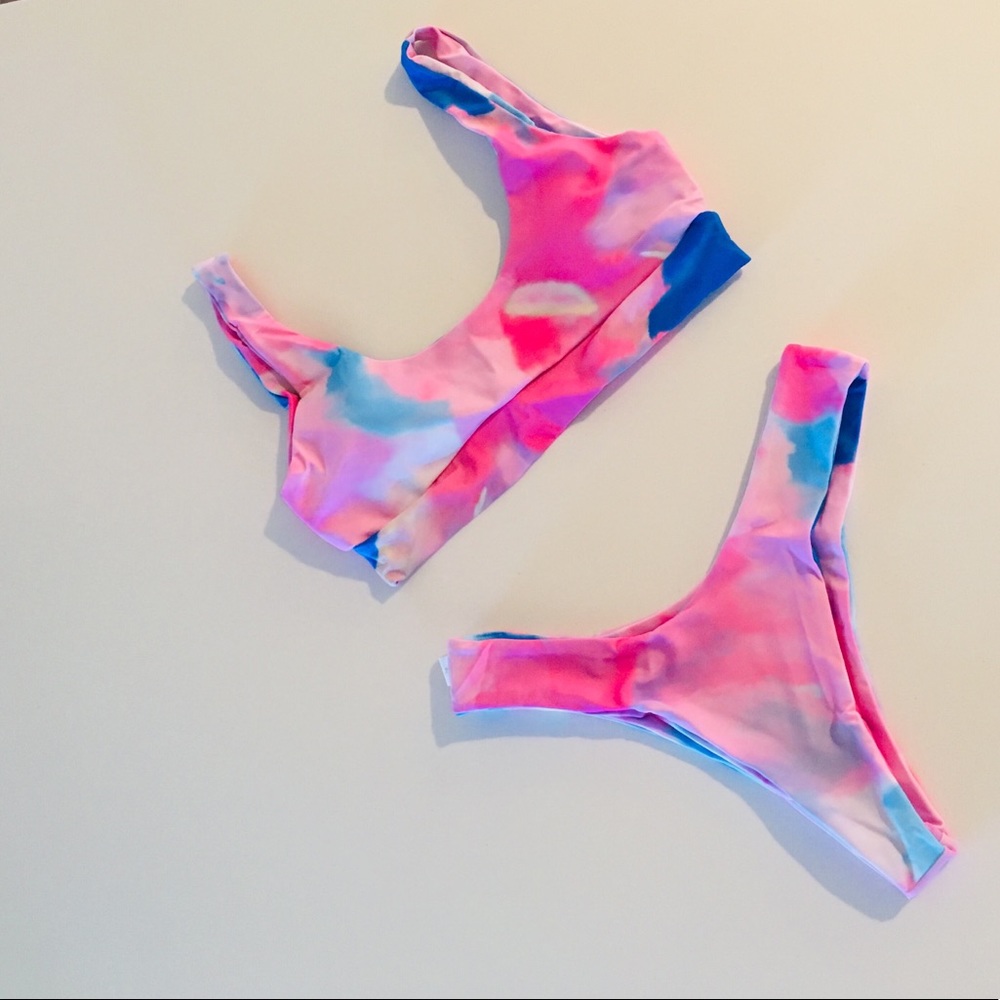 Cotton Candy tie dye bikini ๐ - Picture 6 of 7